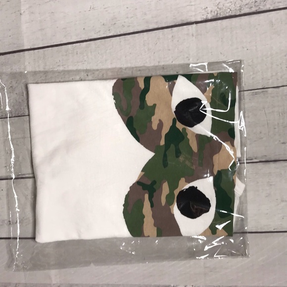 Comme Des Garçons PLAY Camo Heart Tee - Picture 4 of 8